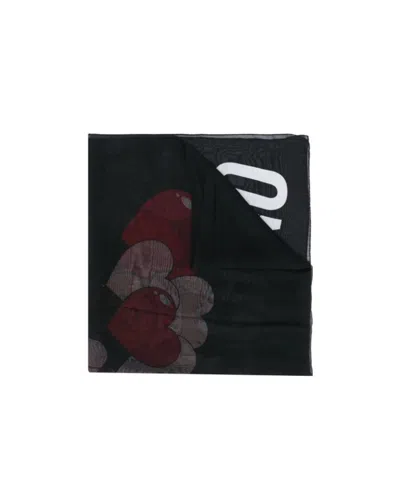 Moschino Teddy Scarf In Black