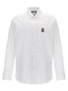 Moschino Teddy Patch Shirt In White