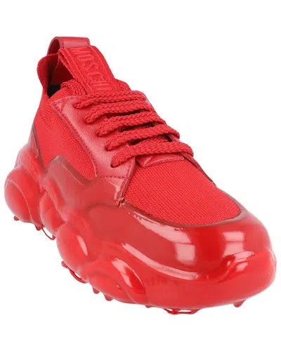 Moschino Teddy Sneaker In Red