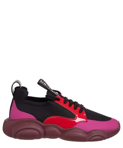 Moschino Teddy Sneakers In Black