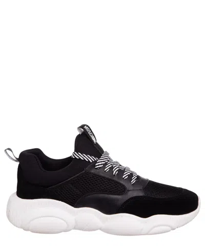 Moschino Teddy Sneakers In Black