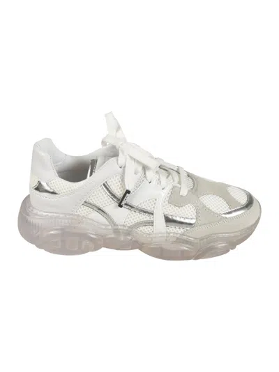 Moschino Teddy Sneakers In White