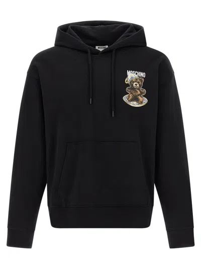 Moschino Couture Man Sweatshirt Black Size Xl Cotton