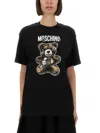 Moschino Graphic Print Crew Neck Short Sleeve T-shirt