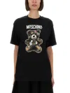 Moschino Teddy Bear Sweater In Black