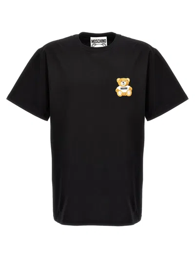 Moschino Black Teddy Patch T-shirt