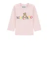 Moschino Teddy T-shirt In Pink