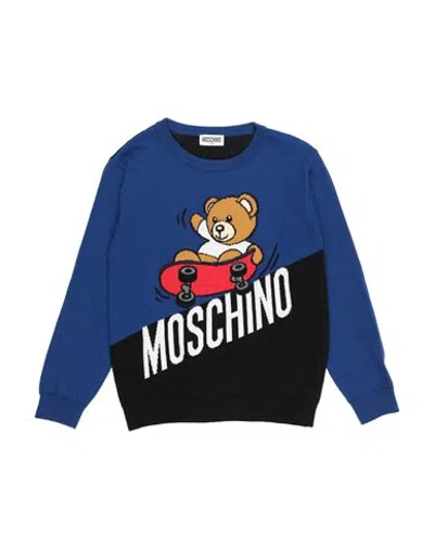 Moschino Teen Knitwear - Sweaters In Blue