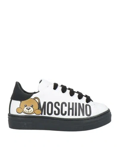 Moschino Teen Babies'  Toddler Girl Sneakers White Size 10c Leather