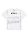 Moschino Text-print T-shirt In White