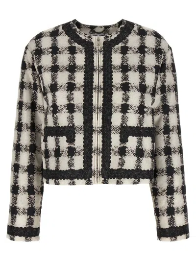 MOSCHINO MOSCHINO 'TEXTURE' PRINT JACKET