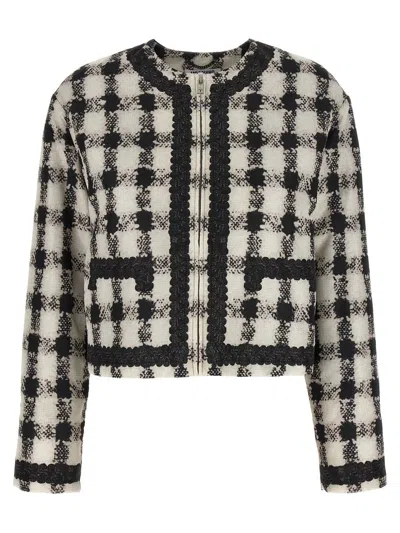 MOSCHINO MOSCHINO 'TEXTURE' PRINT JACKET