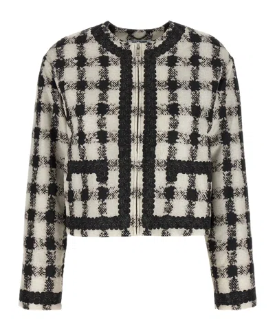 MOSCHINO MOSCHINO CHECKED JACKET