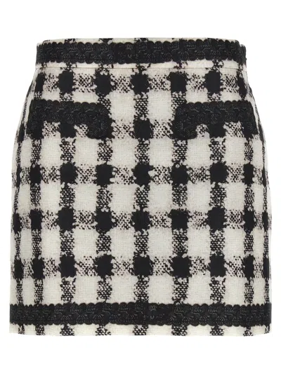 MOSCHINO MOSCHINO 'TEXTURE' PRINT MINI SKIRT
