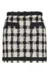 Moschino 'texture' Print Mini Skirt In Multi