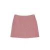 Moschino Textured Wool Mini Skirt