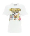 Moschino The Flintstones Cotton T-shirt In White