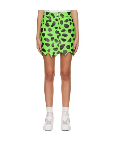 Moschino The Flintstones Joint Miniskirt In Multicolor