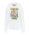 Moschino Woman Sweatshirt White Size M Organic Cotton In White
