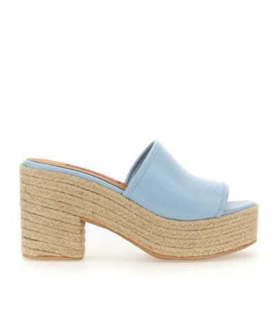 MOSCHINO THICK SOLED HIGH-HEELED SANDALS