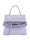 Moschino Tie-detailing Tote Bag In Purple