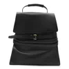 Moschino Flap Backpack With Adjustable Straps And Top Handle In Black