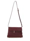 Moschino Couture Bordeaux Shoulder Bag In Burgundy