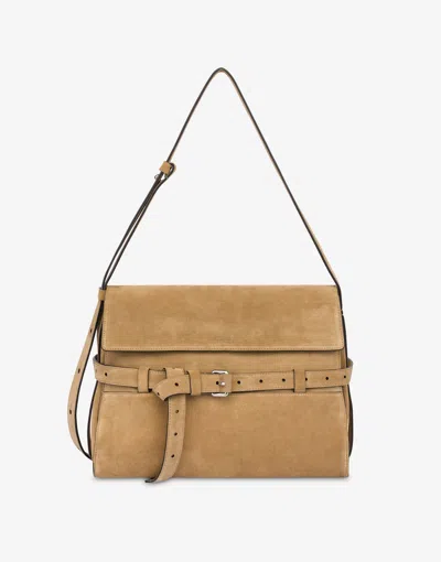 Moschino Tie Me Bag In Sand