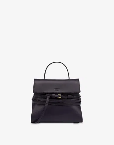 Moschino Tie Me Bag Small In Purple
