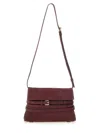 Moschino Couture Bordeaux Shoulder Bag In Burgundy