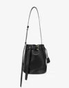 Moschino "tie Me" Bucket Bag In Black
