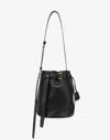 Moschino Tie Me Bucket Bag In Black