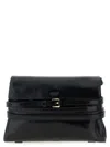 Moschino 'tie Me' Crossbody Bag In Black