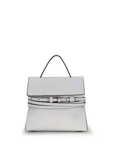 Moschino Tie Me Handbag In White