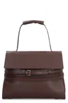 Moschino Shoulder Bag With Adjustable Strap And Buckle Detail In Brown