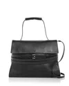 Moschino Tie Me Medium Handbag With Woven Belt And Removable Strap In Black