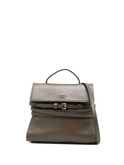 Moschino Tie Me Leather Tote Bag