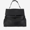Moschino Logo-embossed Leather Shoulder Bag In Black