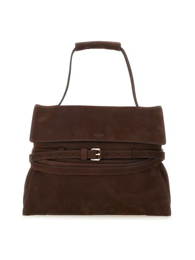 MOSCHINO BOLSA BANDOLERA - MARRÓN