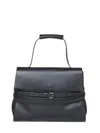 Moschino Tie Me Medium Handbag With Woven Belt And Removable Strap
