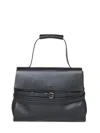 Moschino Tie Me Medium Handbag With Woven Belt And Removable Strap