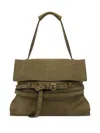 Moschino Versatile Shoulder Bag Adjustable Strap In Green