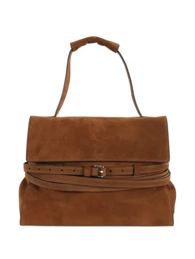 MOSCHINO TIE ME SHOULDER BAG