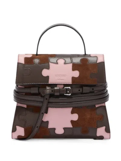 Moschino Tie Me Small Clutch In Multi