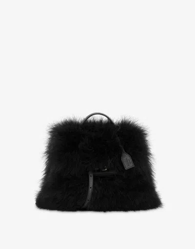 Moschino Tie Me Small Hand Bag In Pink