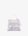 Moschino Tie Me Kleine Handtasche In Transparent