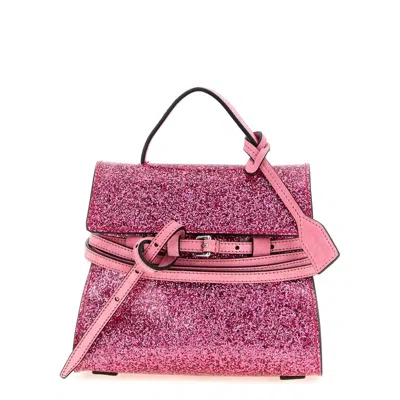 Moschino Tie Me Top Handle Bag  Pink