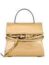 Moschino Tie Me Tote Bag In Gold