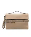 Moschino Tie Me Tote Bag In Sand