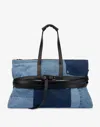 Moschino Tie Me Travel Bag In Blue
